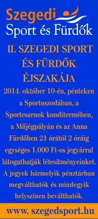 II. Szegedi Sport és Fürdők Éjszakája
